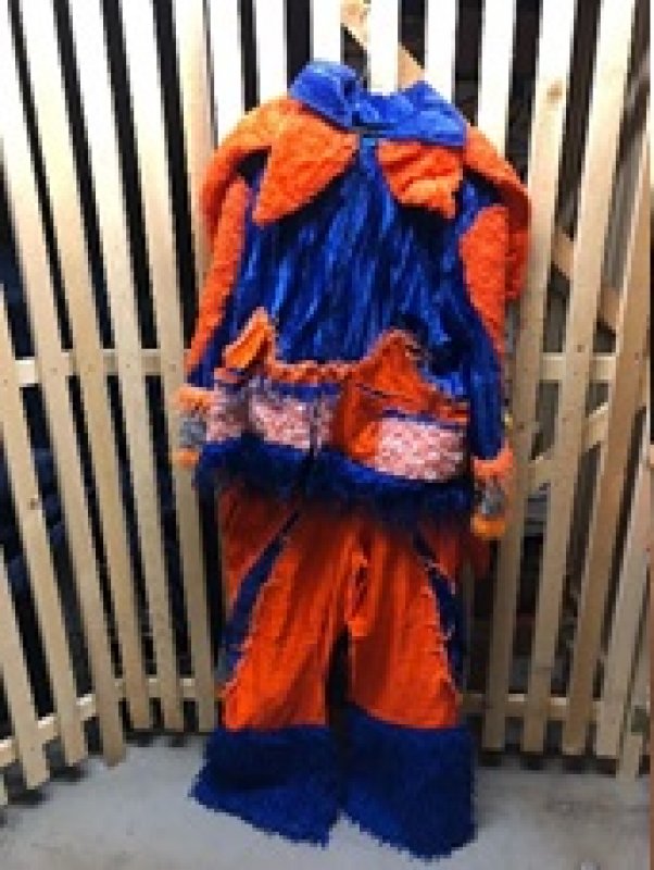 Kleid oranges 2 teiliges Kleid Einzelstücke Gr. M